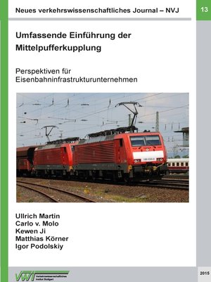 cover image of Neues verkehrswissenschaftliches Journal--Ausgabe 13